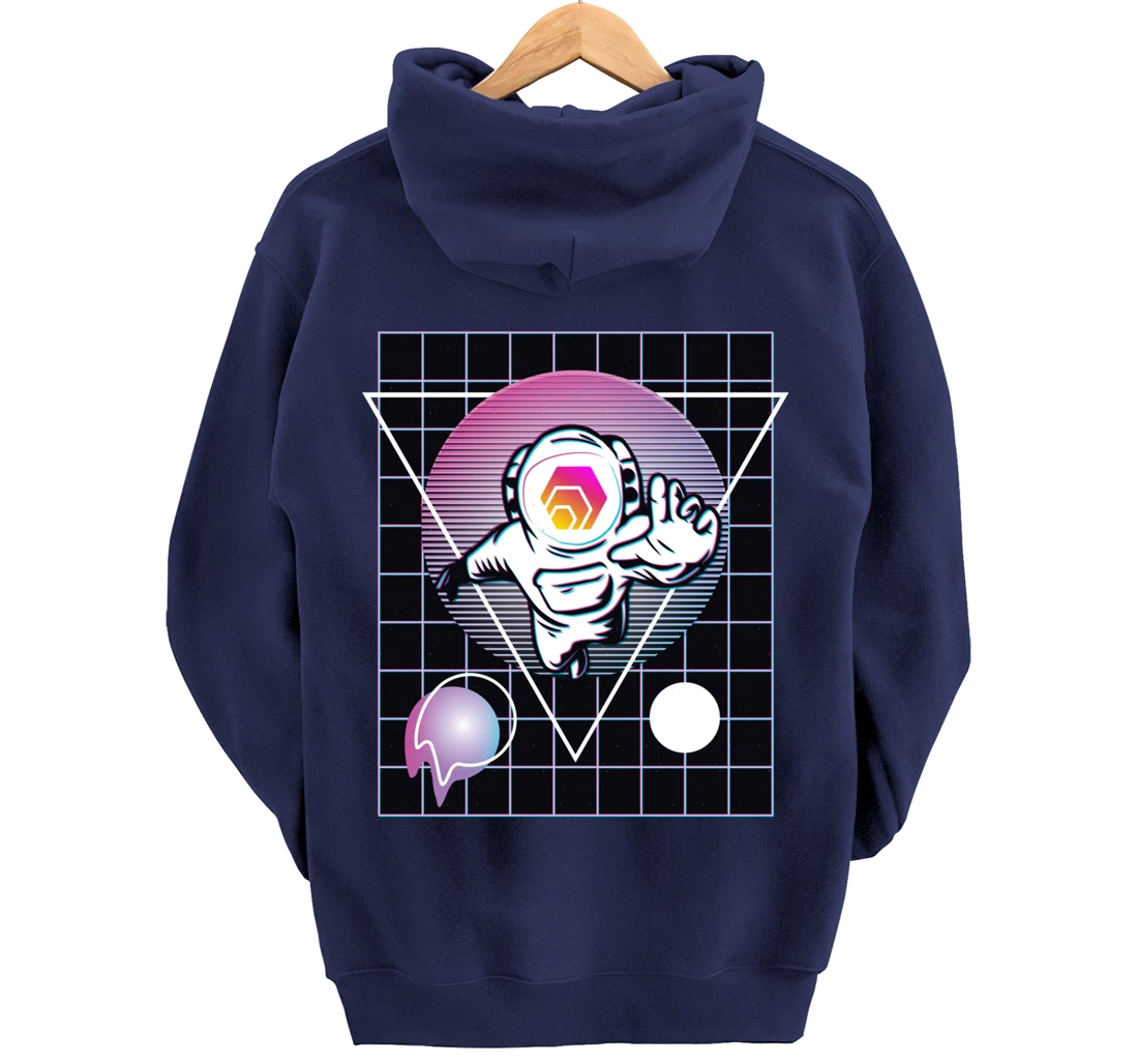 Hex Crypto Astronaut Outer Space Pullover Hoodie