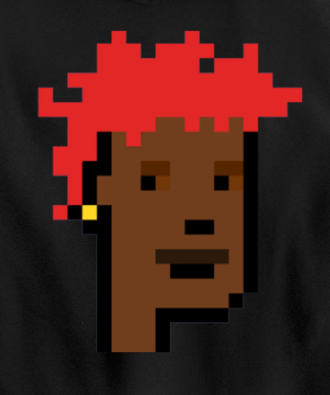 CryptoPunk Inspired NFT attire, Copy/Paste Crypto Pixel Punk Pullover Hoodie