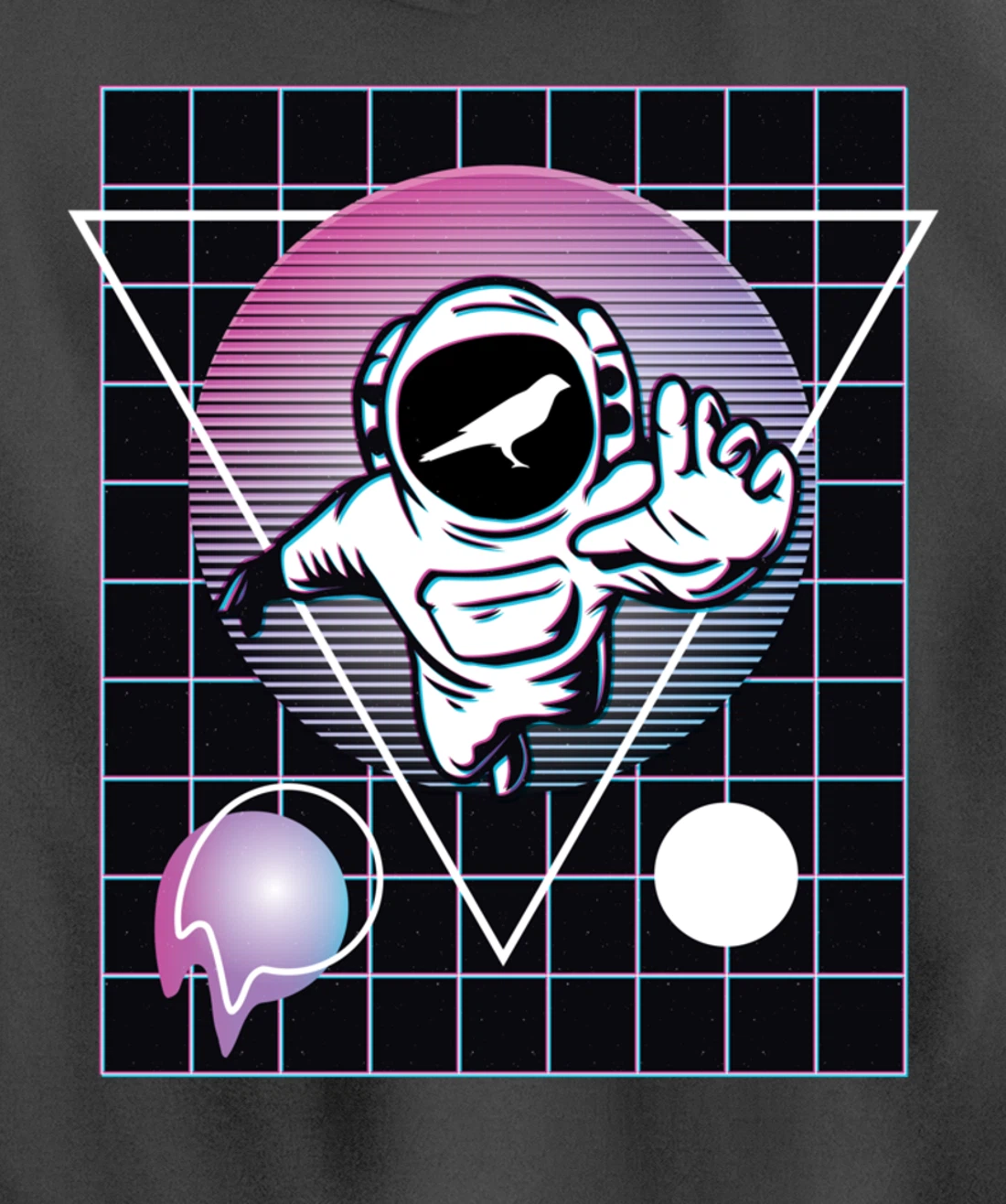 Kusama Crypto Astronaut Outer Space Pullover Hoodie