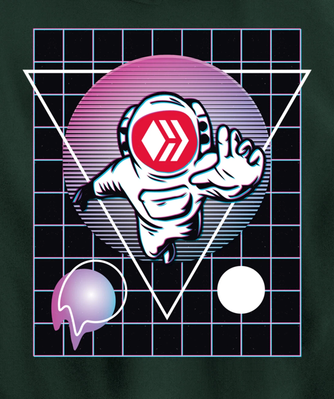 Hive Crypto Astronaut Outer Space Pullover Hoodie