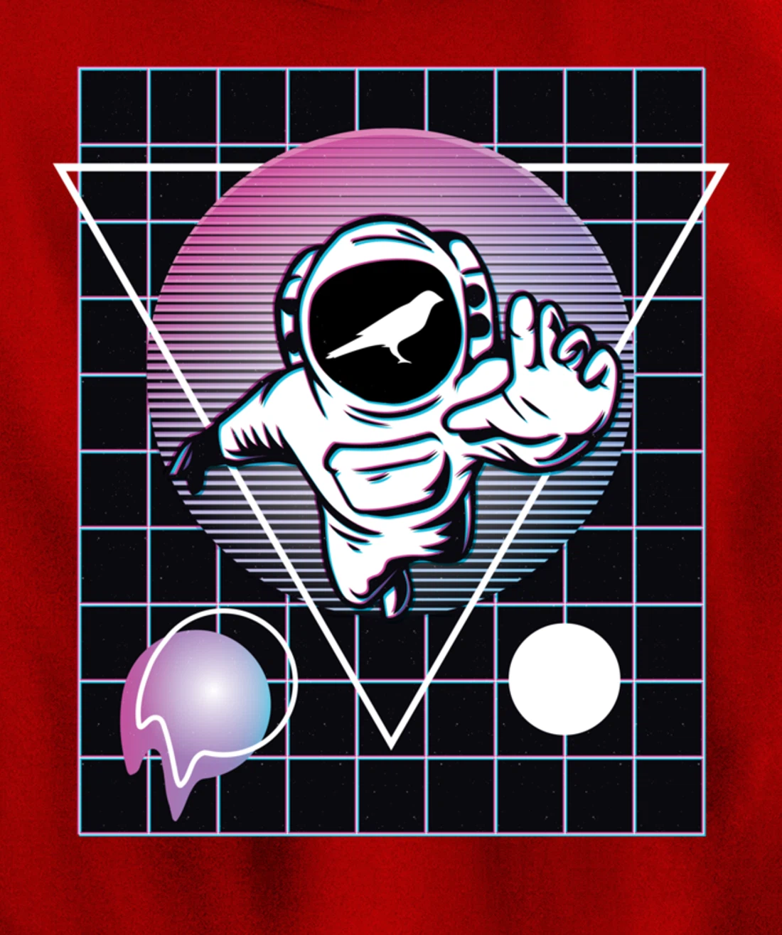 Kusama Crypto Astronaut Outer Space Pullover Hoodie