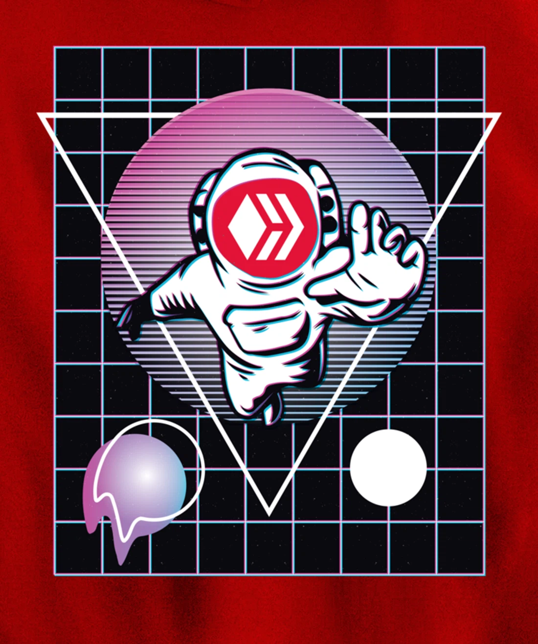 Hive Crypto Astronaut Outer Space Pullover Hoodie