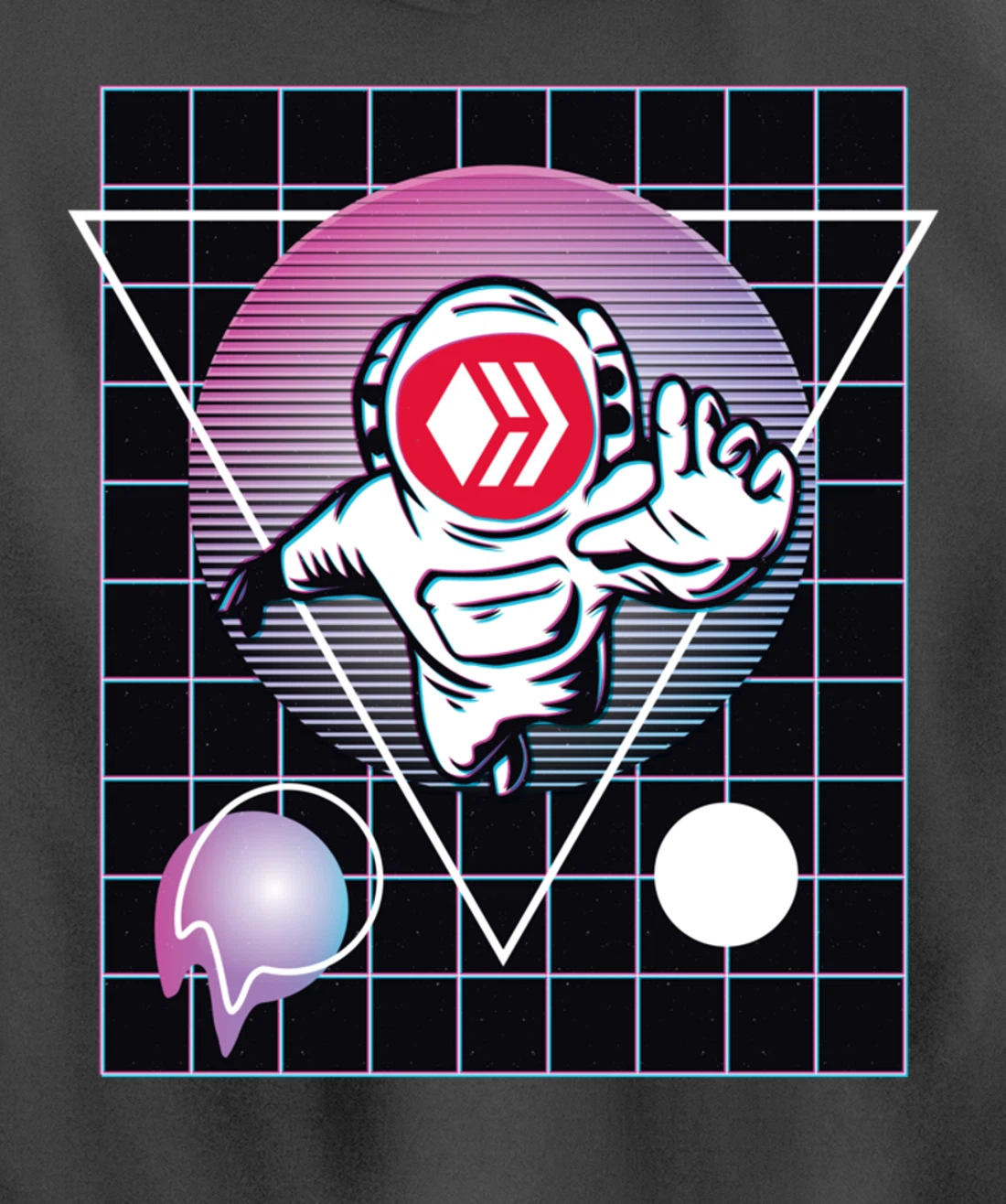 Hive Crypto Astronaut Outer Space Pullover Hoodie