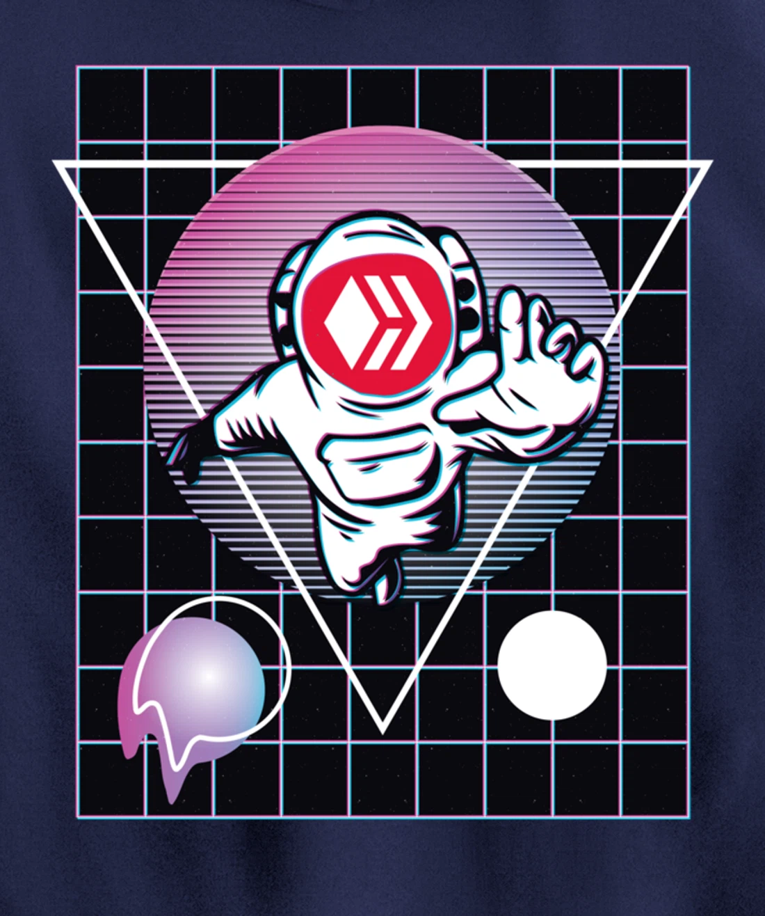 Hive Crypto Astronaut Outer Space Pullover Hoodie