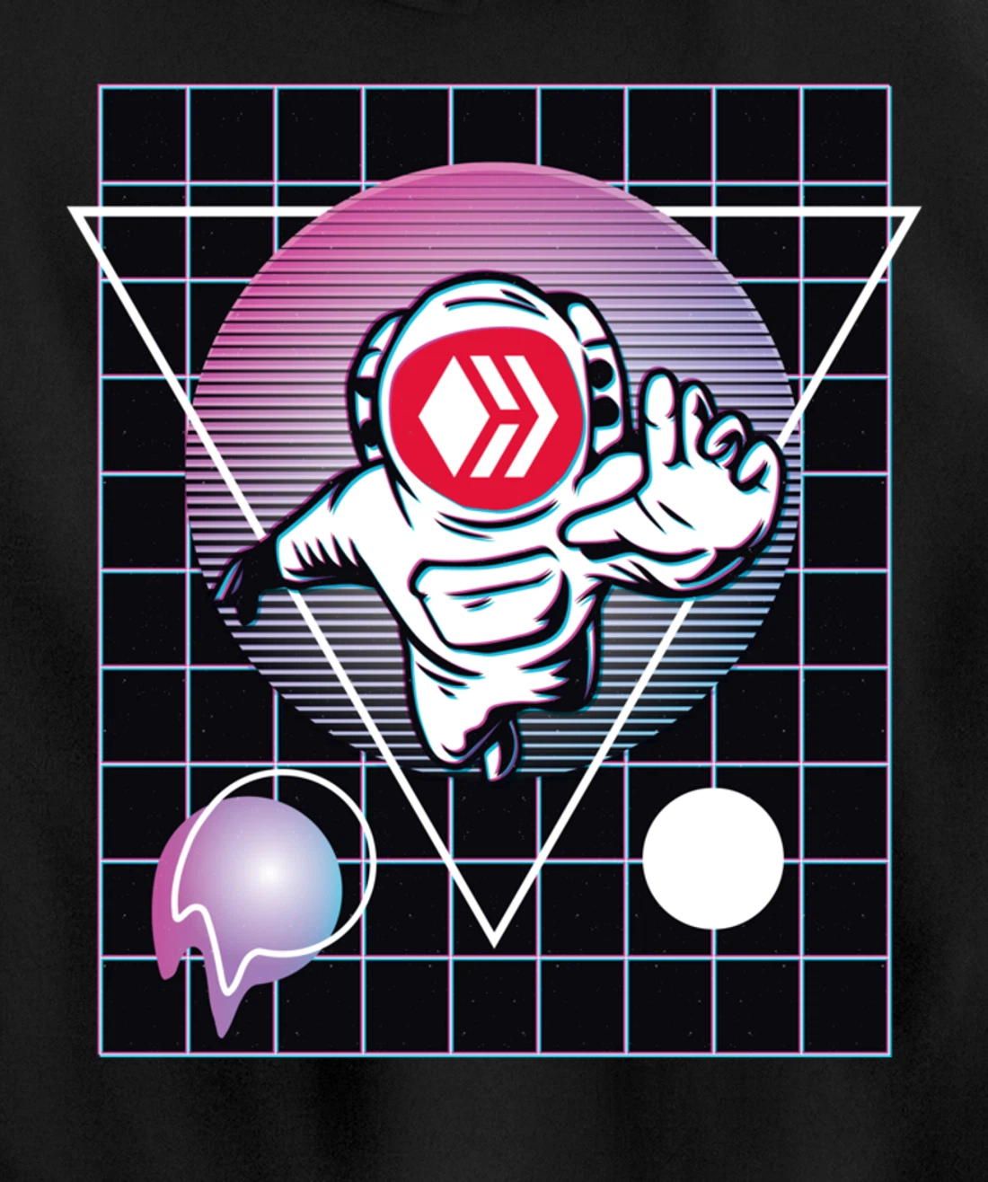 Hive Crypto Astronaut Outer Space Pullover Hoodie