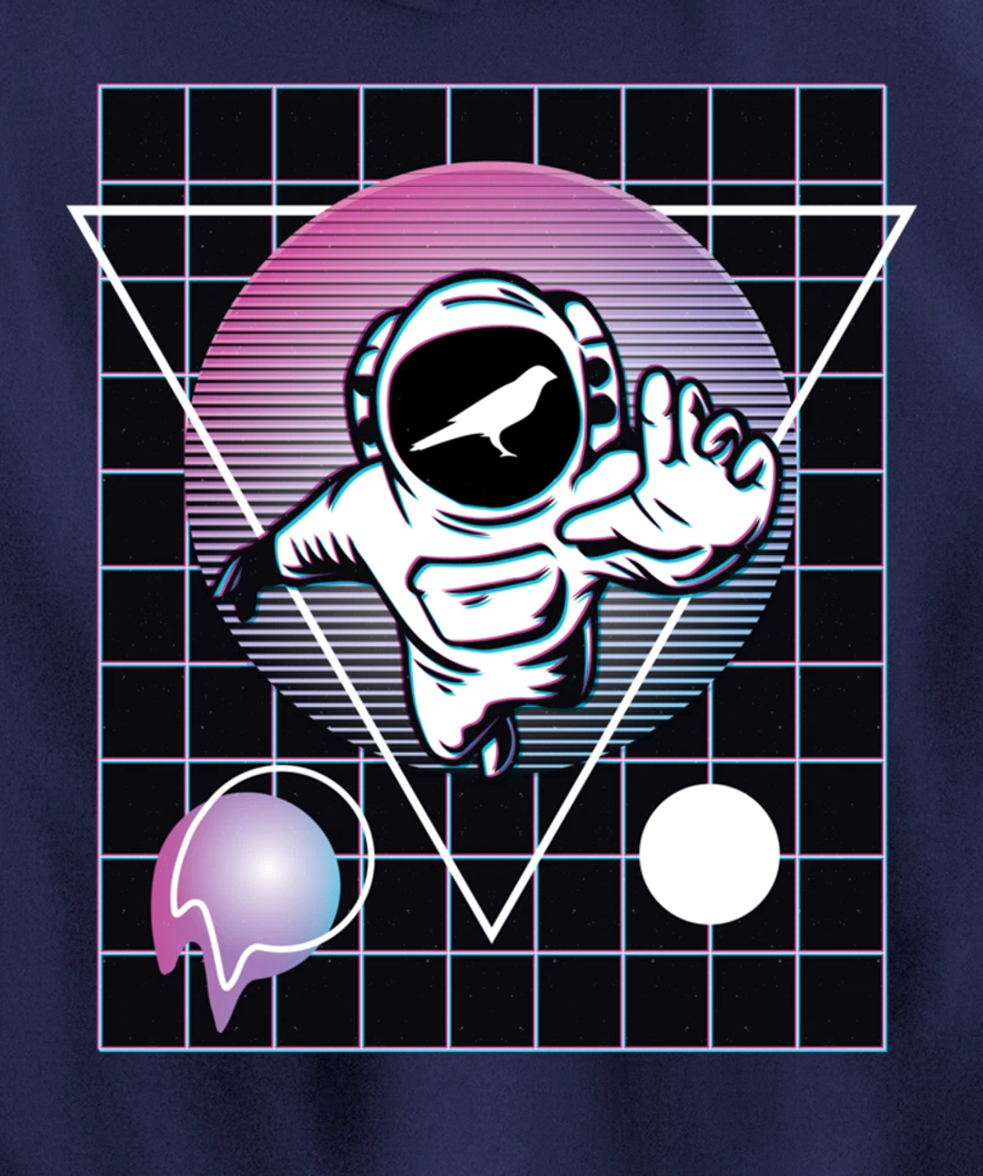 Kusama Crypto Astronaut Outer Space Pullover Hoodie