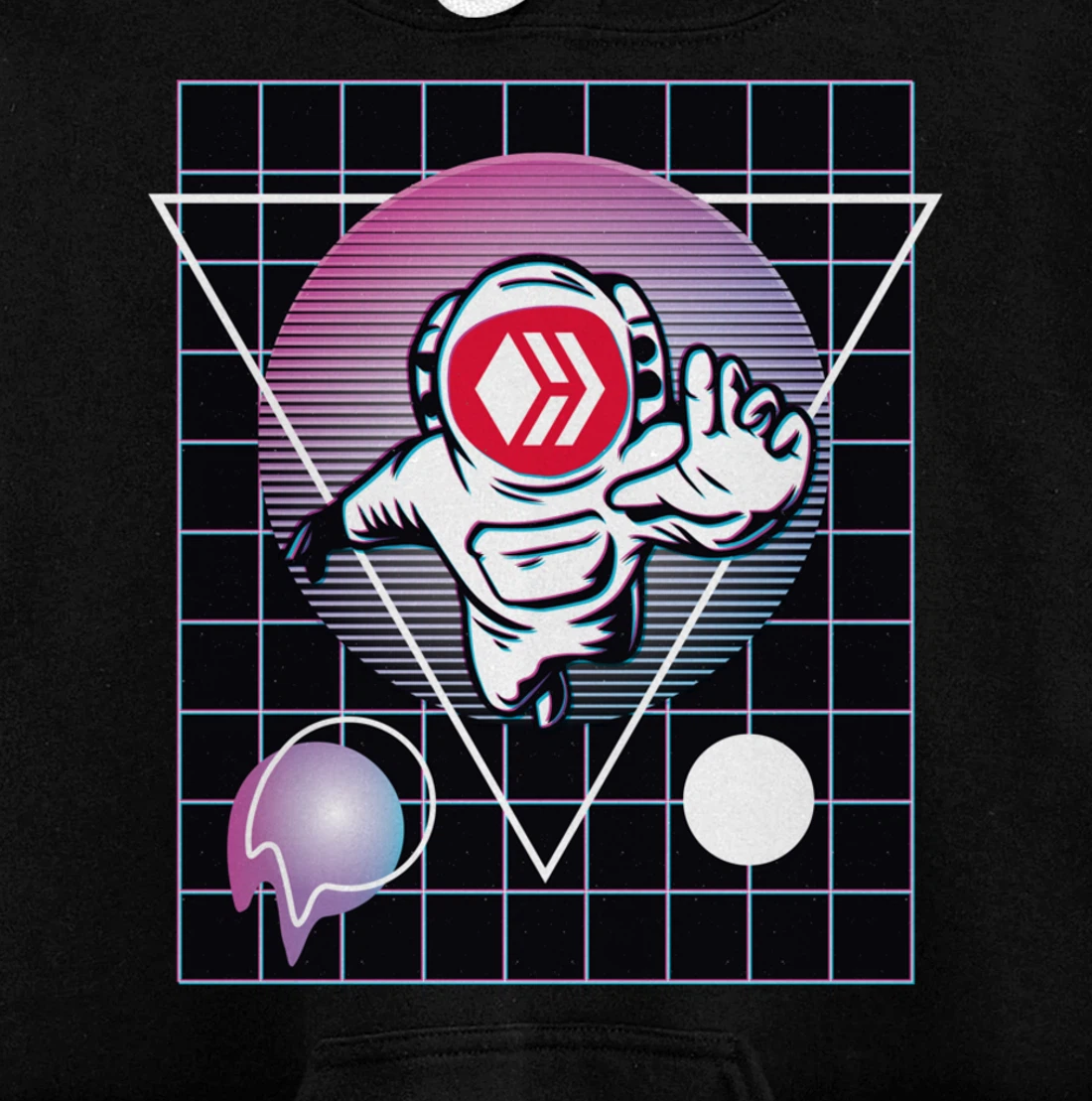 Hive Crypto Astronaut Outer Space Pullover Hoodie