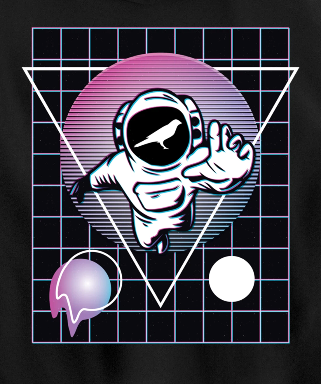 Kusama Crypto Astronaut Outer Space Pullover Hoodie