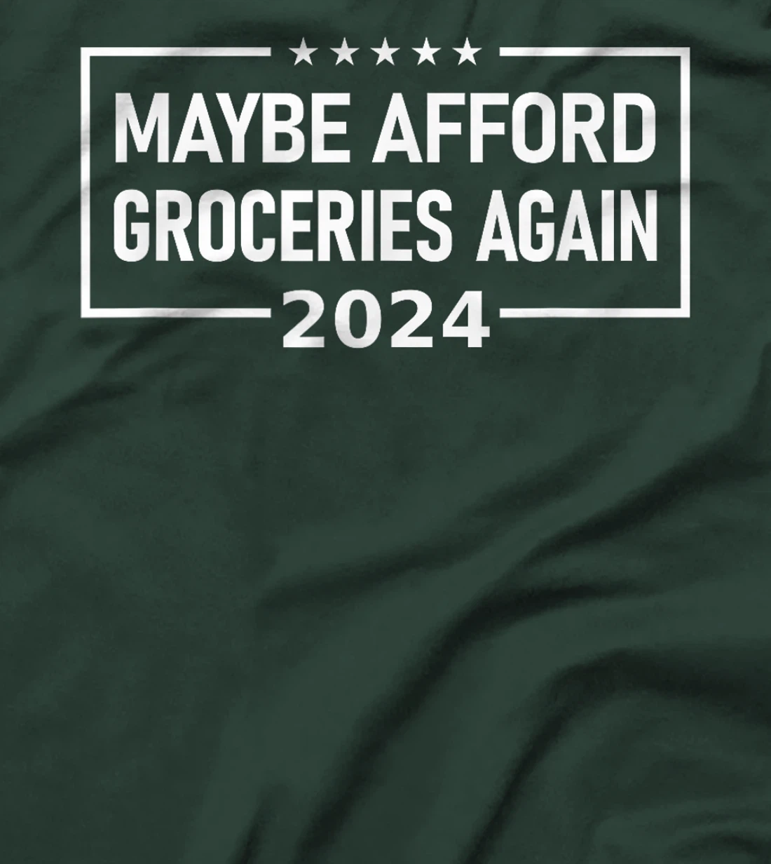 Womens MAGA "Maybe Afford Groceries Again" Donald Trump 2024 Funny T-Shirt
