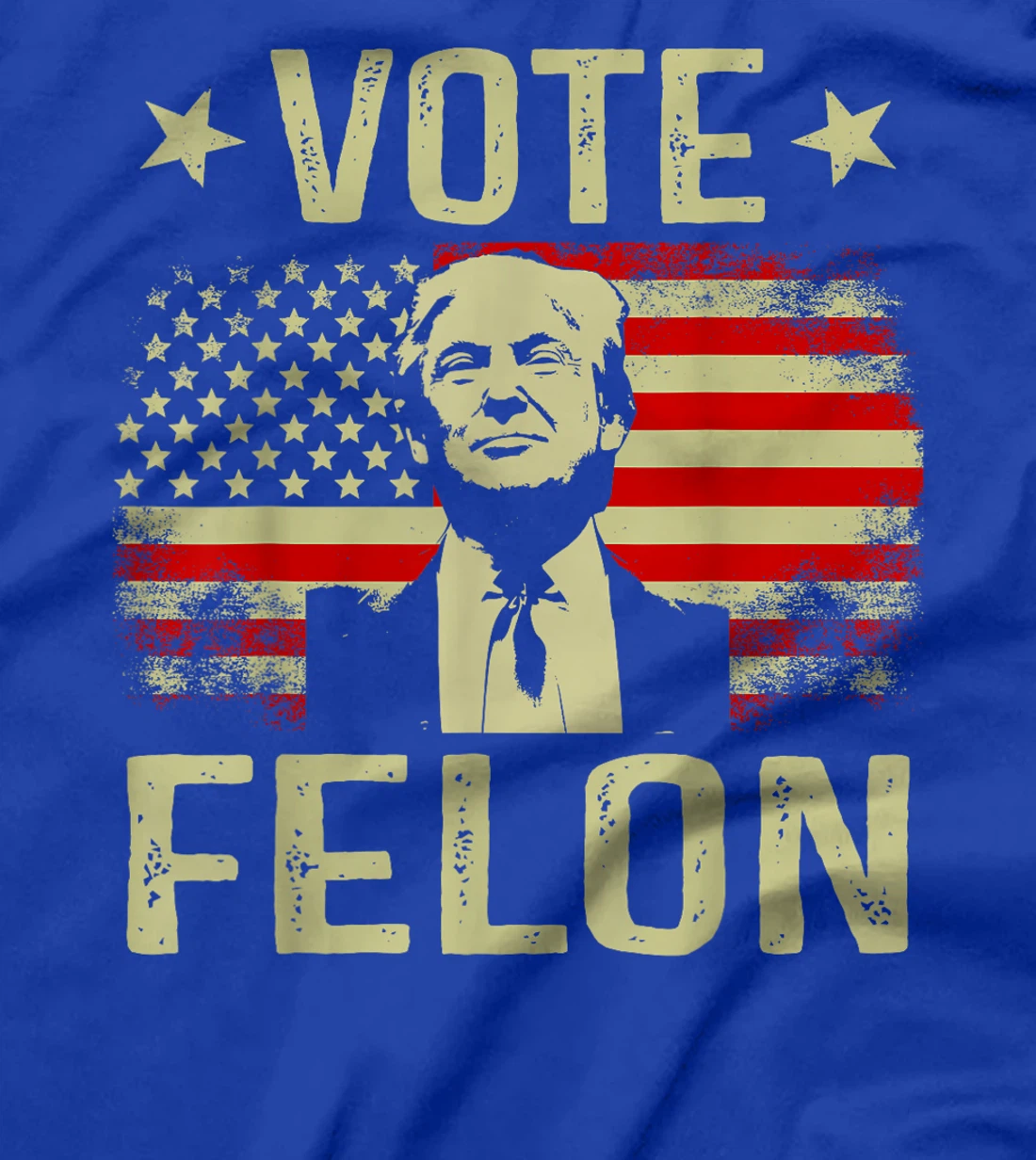 Vote Felon 2024 President Trump 45 47 Vote For The Felon T-Shirt