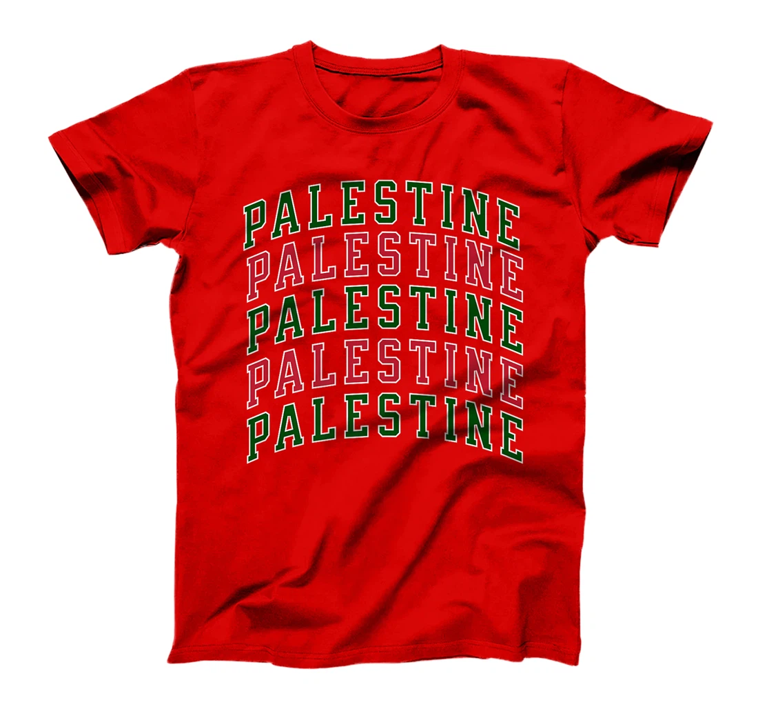 Palestine Texas TX Vintage Sports Design Red Design Premium T-Shirt