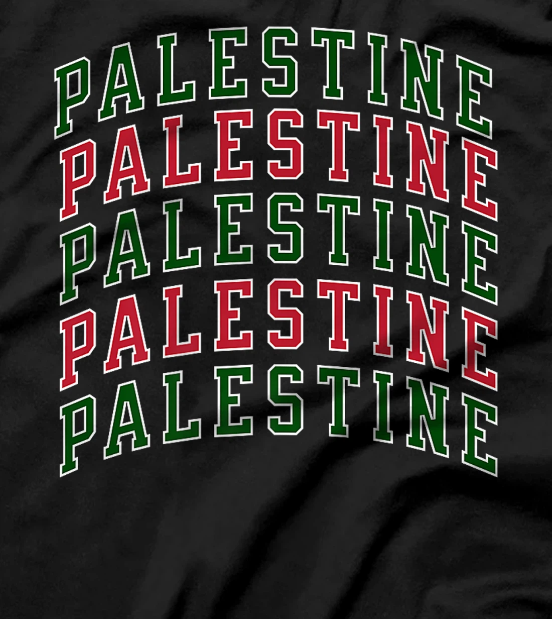 Palestine Texas TX Vintage Sports Design Red Design Premium T-Shirt