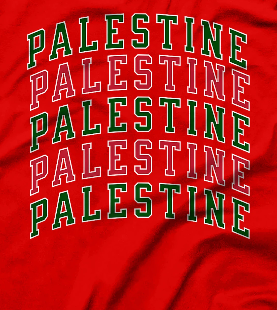 Palestine Texas TX Vintage Sports Design Red Design Premium T-Shirt
