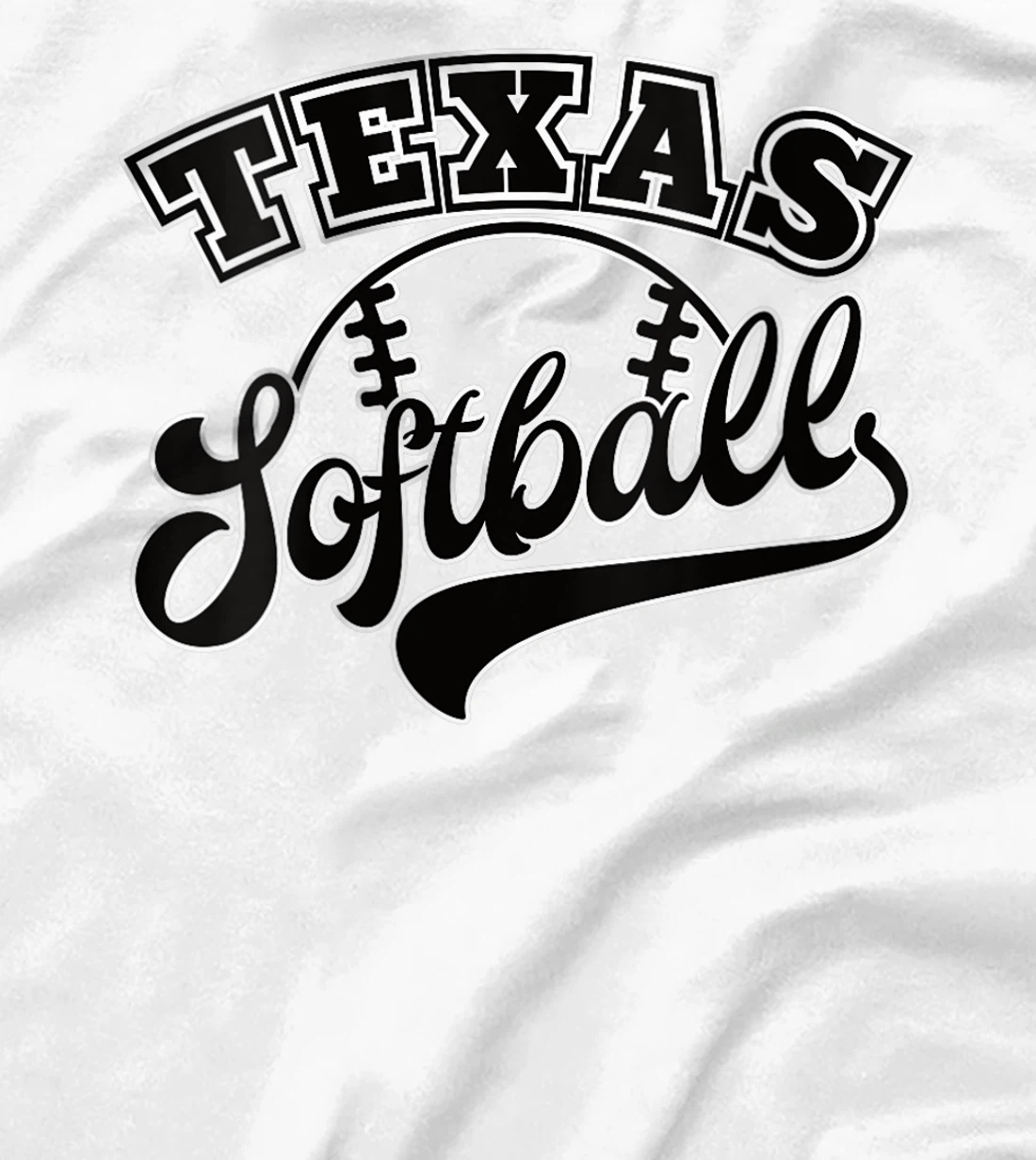 Womens Texas Softball - Softball Fan T-Shirt