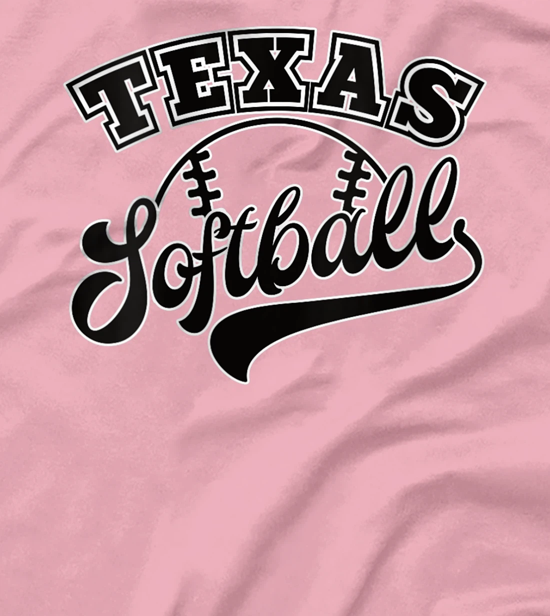 Womens Texas Softball - Softball Fan T-Shirt