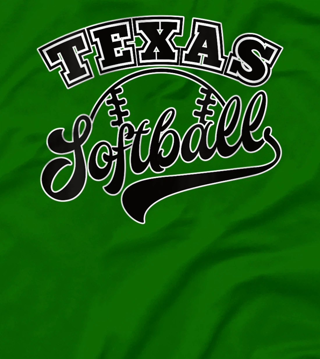 Womens Texas Softball - Softball Fan T-Shirt