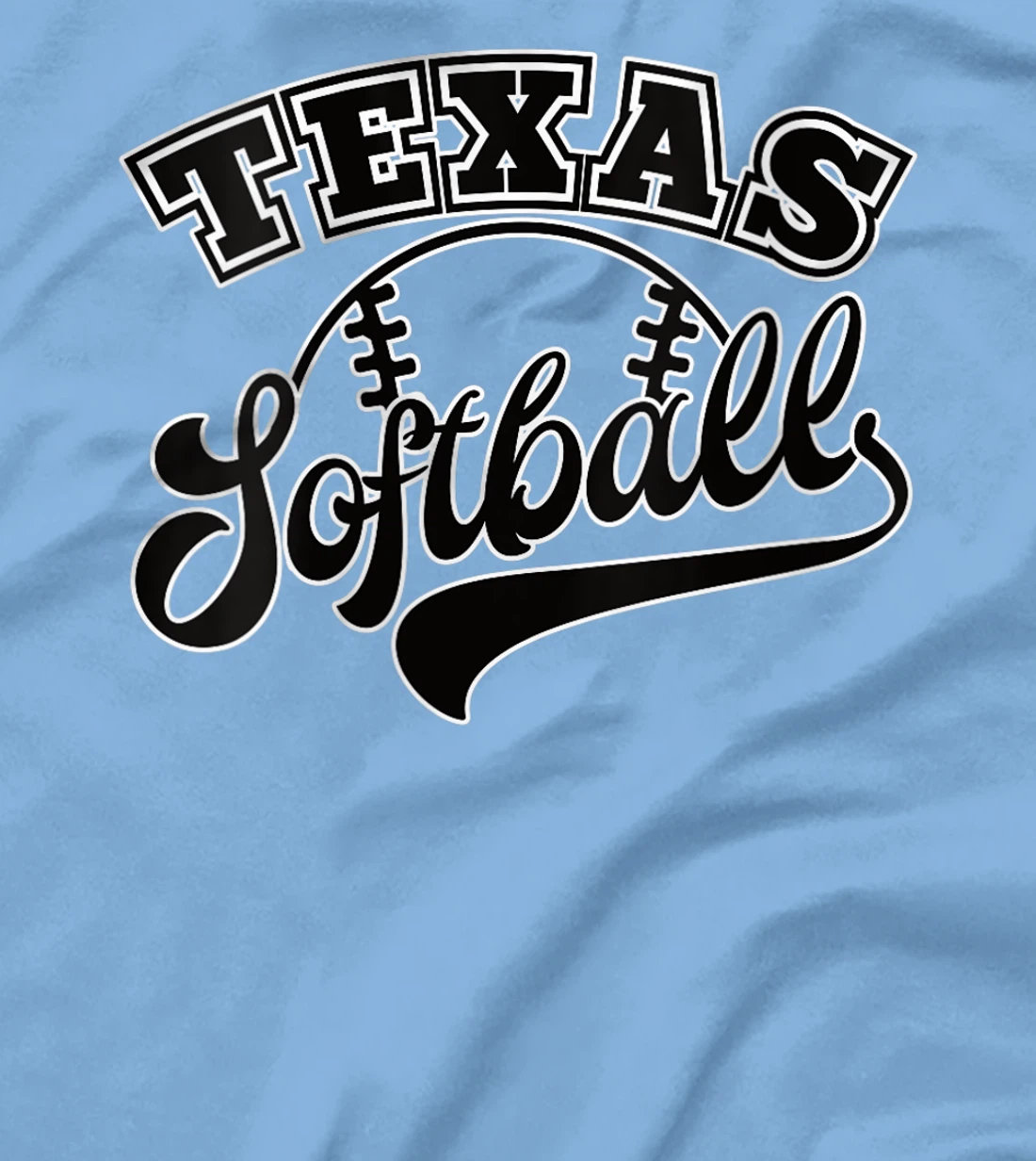 Womens Texas Softball - Softball Fan T-Shirt