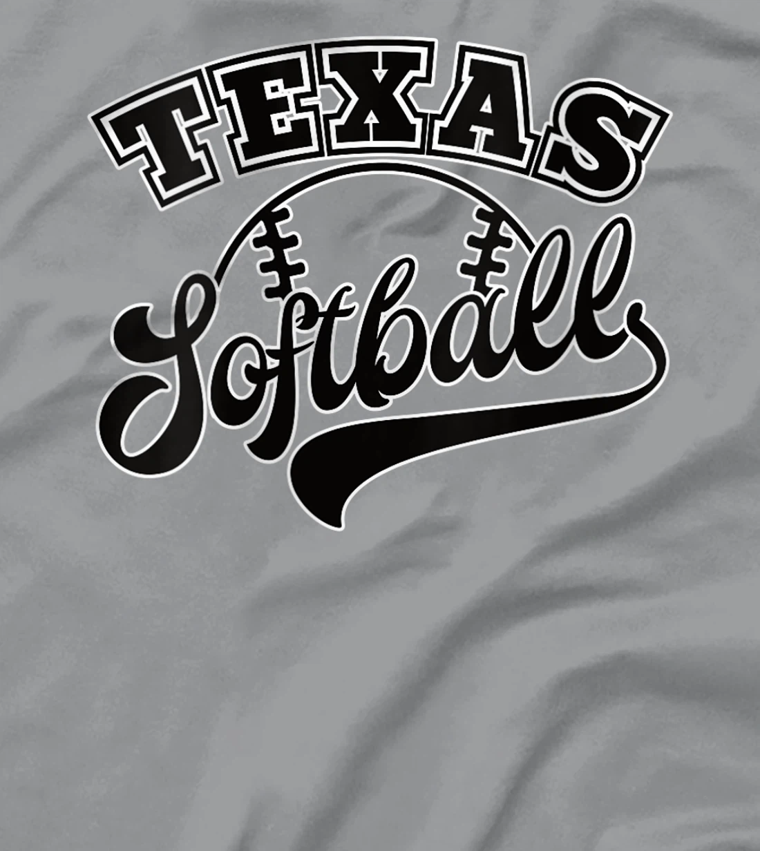 Womens Texas Softball - Softball Fan T-Shirt