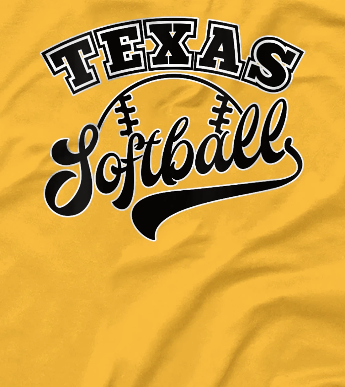 Womens Texas Softball - Softball Fan T-Shirt