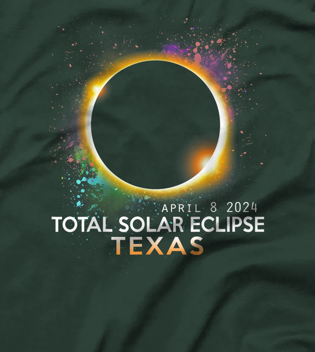 Totality Total Solar Eclipse April 8 2024 Texas T-Shirt