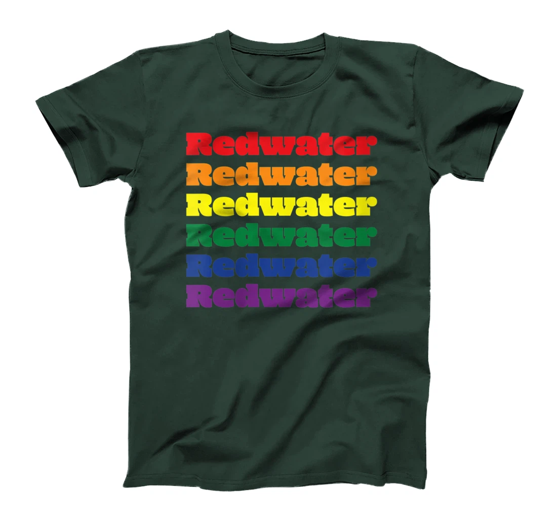 Womens Redwater Texas LGBTQ Gay Pride Month Rainbow Solidarity T-Shirt