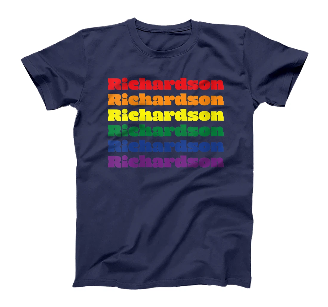 Womens Richardson Texas LGBTQ Gay Pride Month Rainbow Solidarity T-Shirt