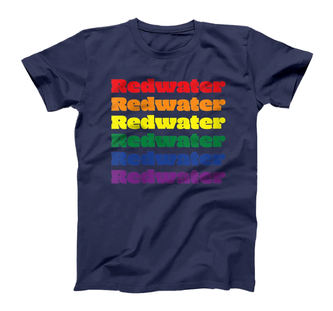 Womens Redwater Texas LGBTQ Gay Pride Month Rainbow Solidarity T-Shirt