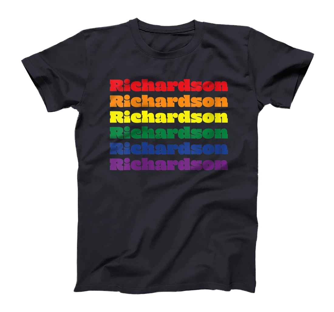 Womens Richardson Texas LGBTQ Gay Pride Month Rainbow Solidarity T-Shirt