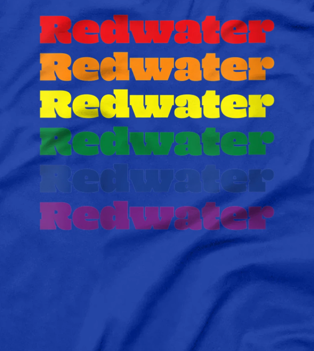 Womens Redwater Texas LGBTQ Gay Pride Month Rainbow Solidarity T-Shirt