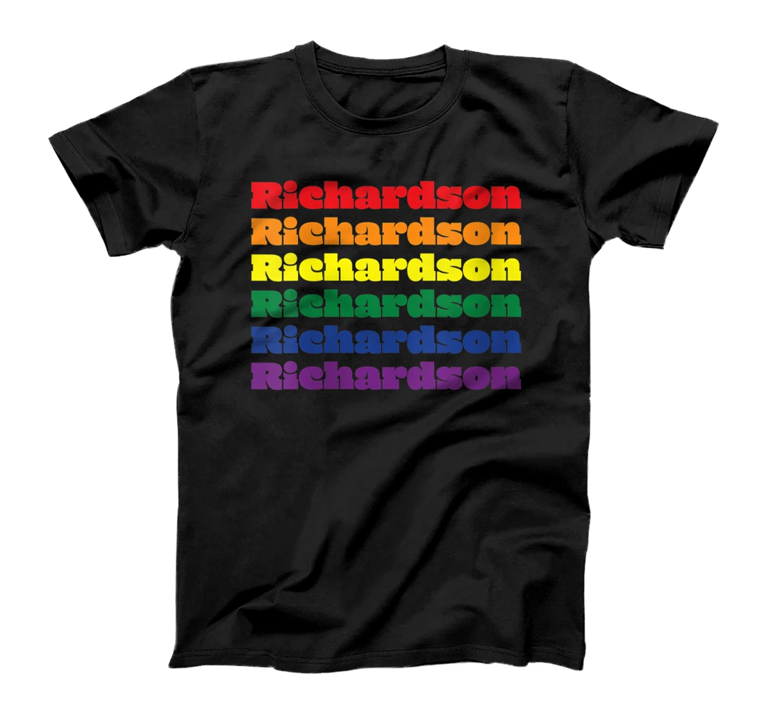 Womens Richardson Texas LGBTQ Gay Pride Month Rainbow Solidarity T-Shirt