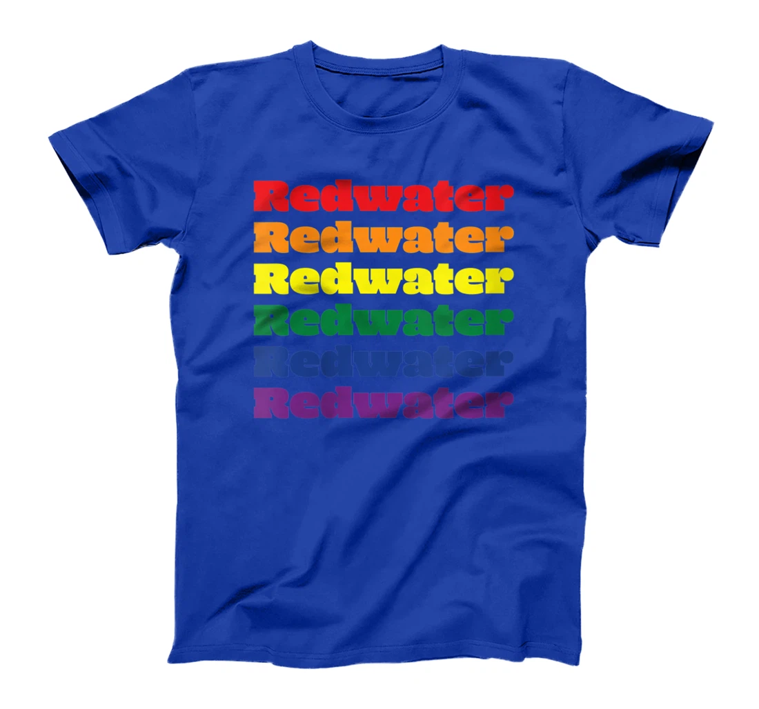 Womens Redwater Texas LGBTQ Gay Pride Month Rainbow Solidarity T-Shirt