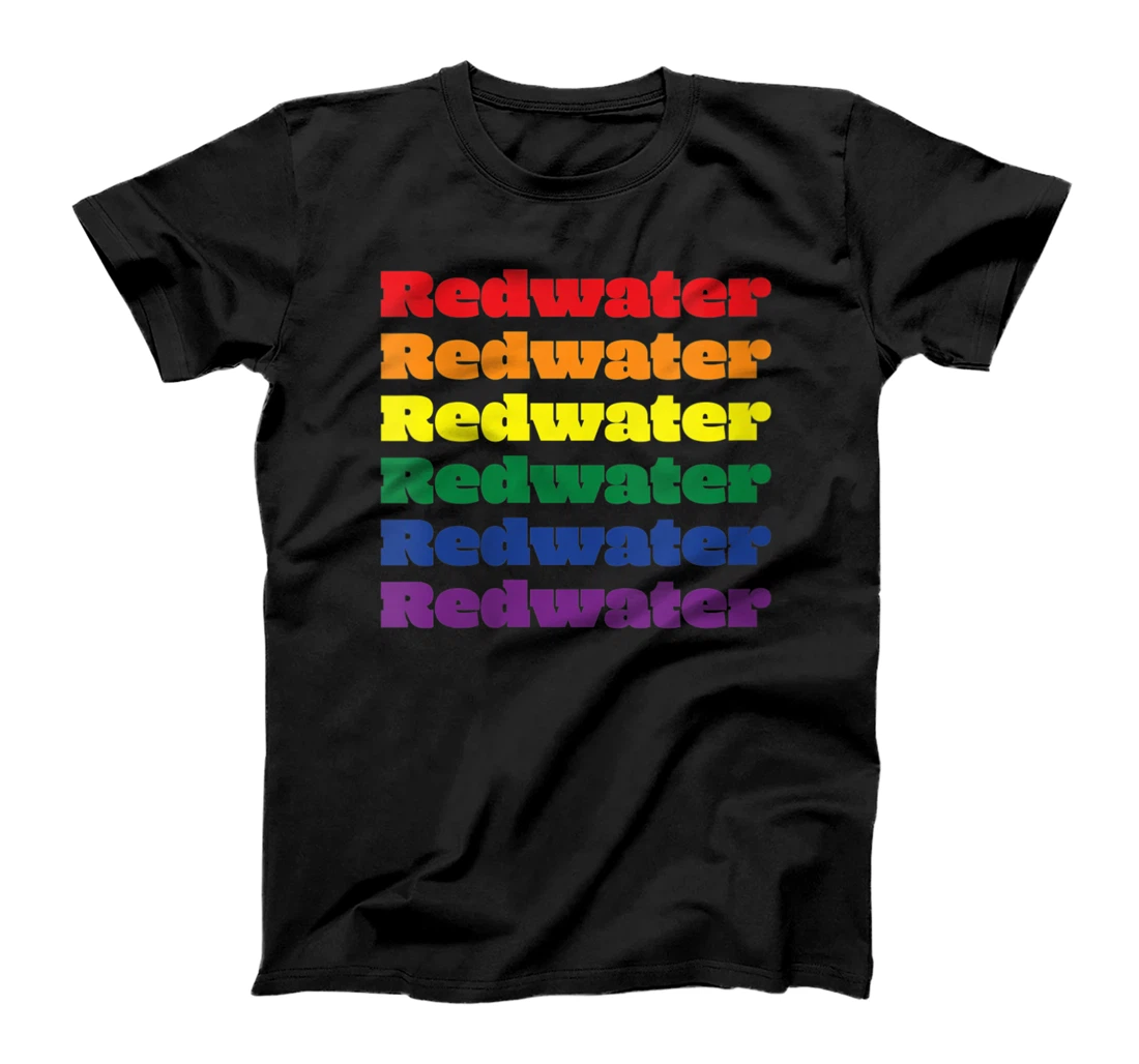 Womens Redwater Texas LGBTQ Gay Pride Month Rainbow Solidarity T-Shirt