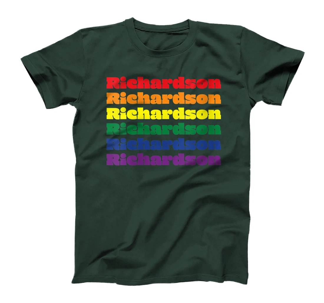 Womens Richardson Texas LGBTQ Gay Pride Month Rainbow Solidarity T-Shirt
