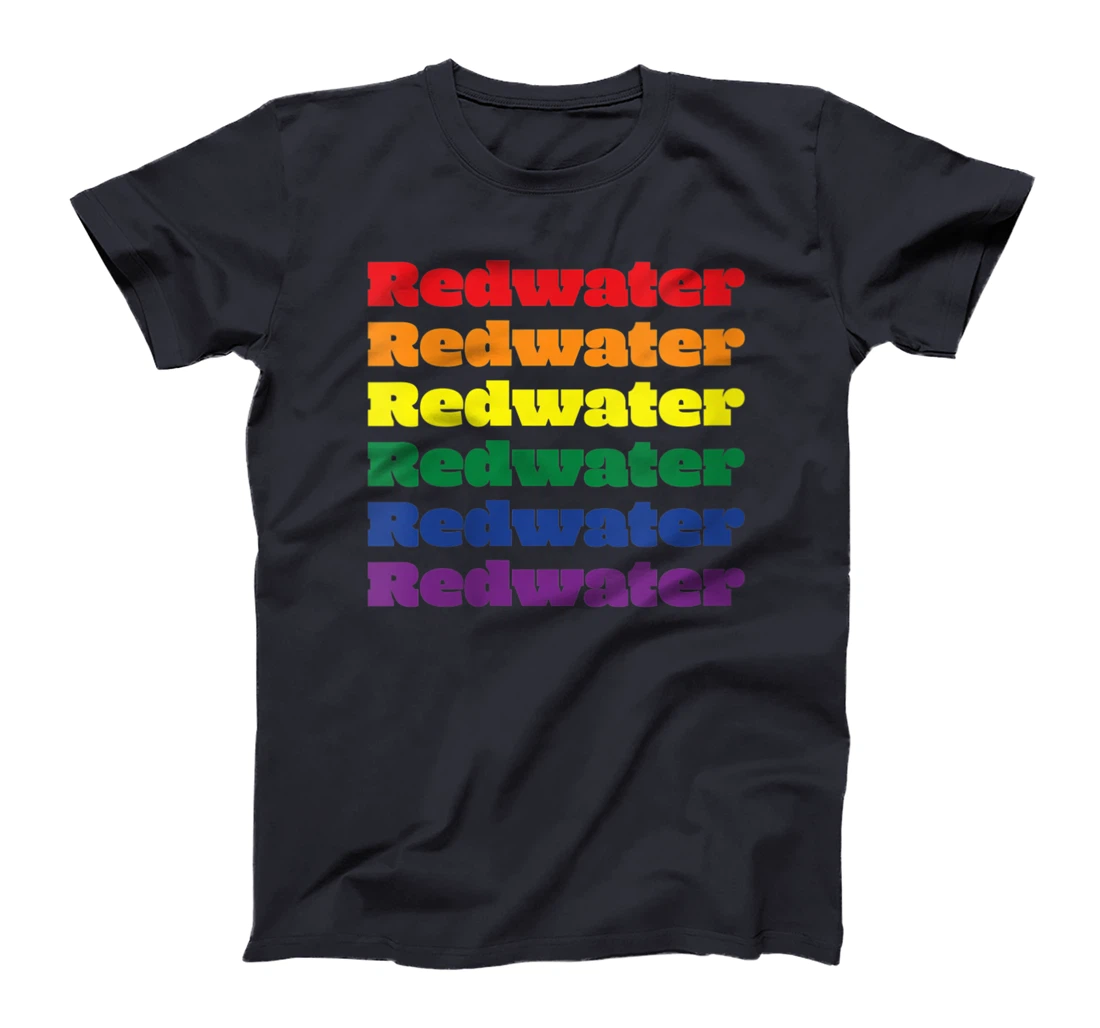 Womens Redwater Texas LGBTQ Gay Pride Month Rainbow Solidarity T-Shirt