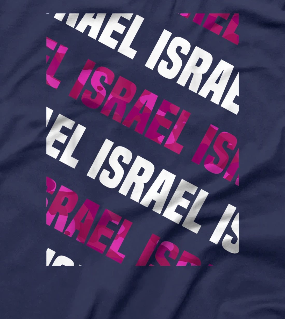 Israel Camo Pattern Pink Camouflage T-Shirt
