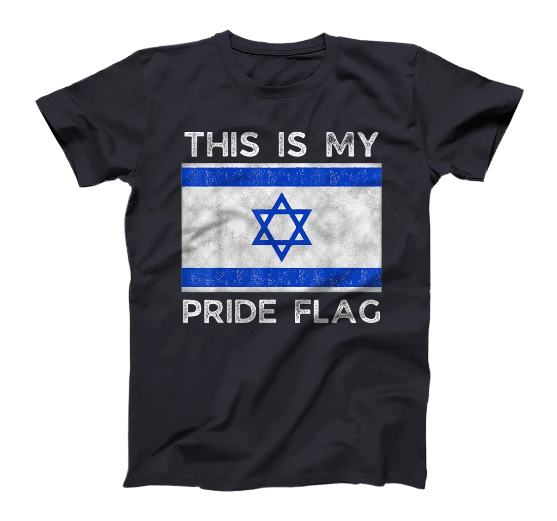 This is My Pride Flag Israeli Flag T-Shirt