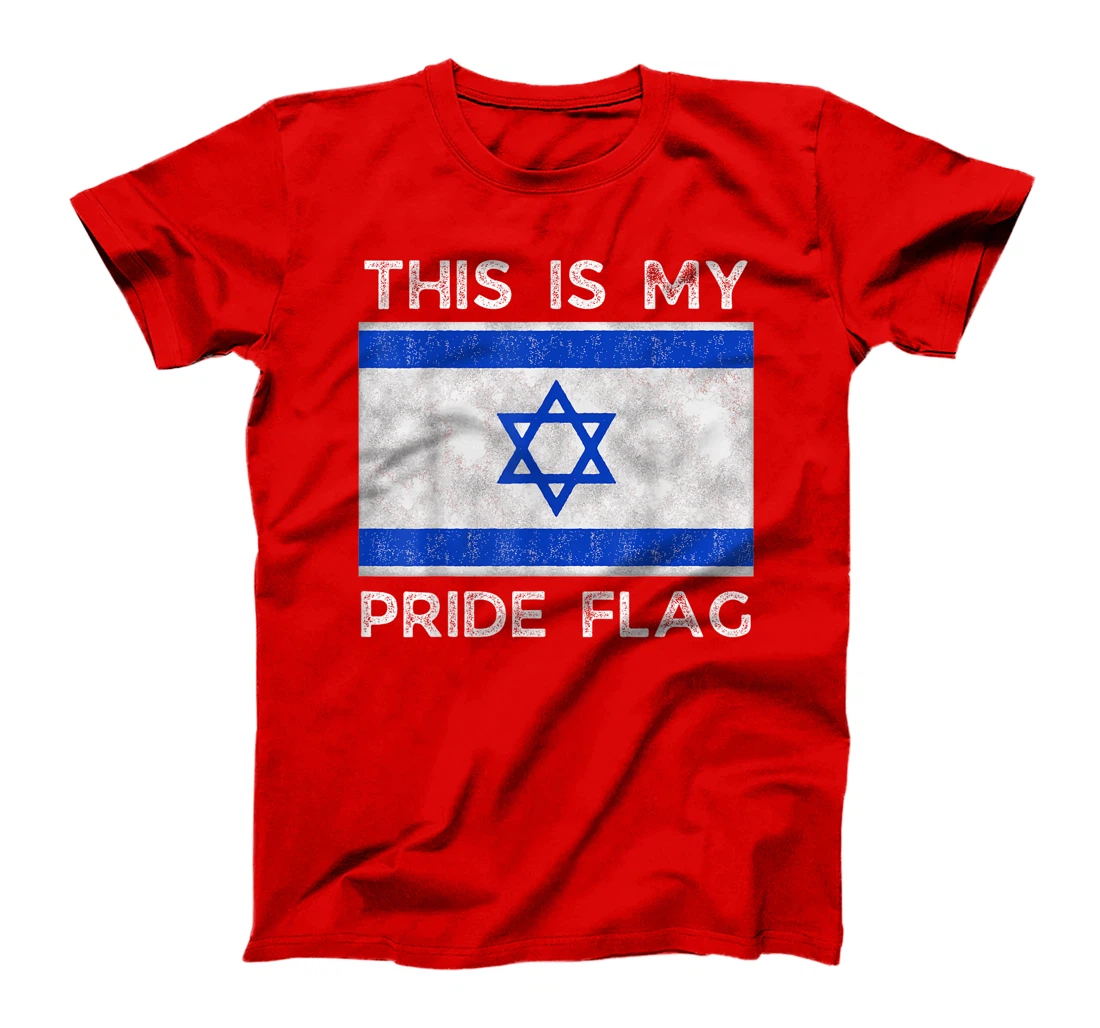 This is My Pride Flag Israeli Flag T-Shirt