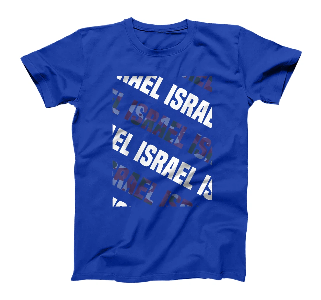 Israel Camo Pattern Purple Camouflage T-Shirt