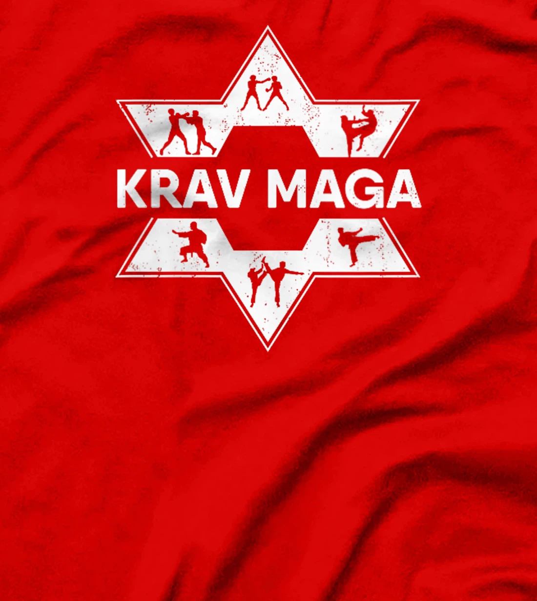 Womens Krav Maga Israeli Martial Arts Star T-Shirt