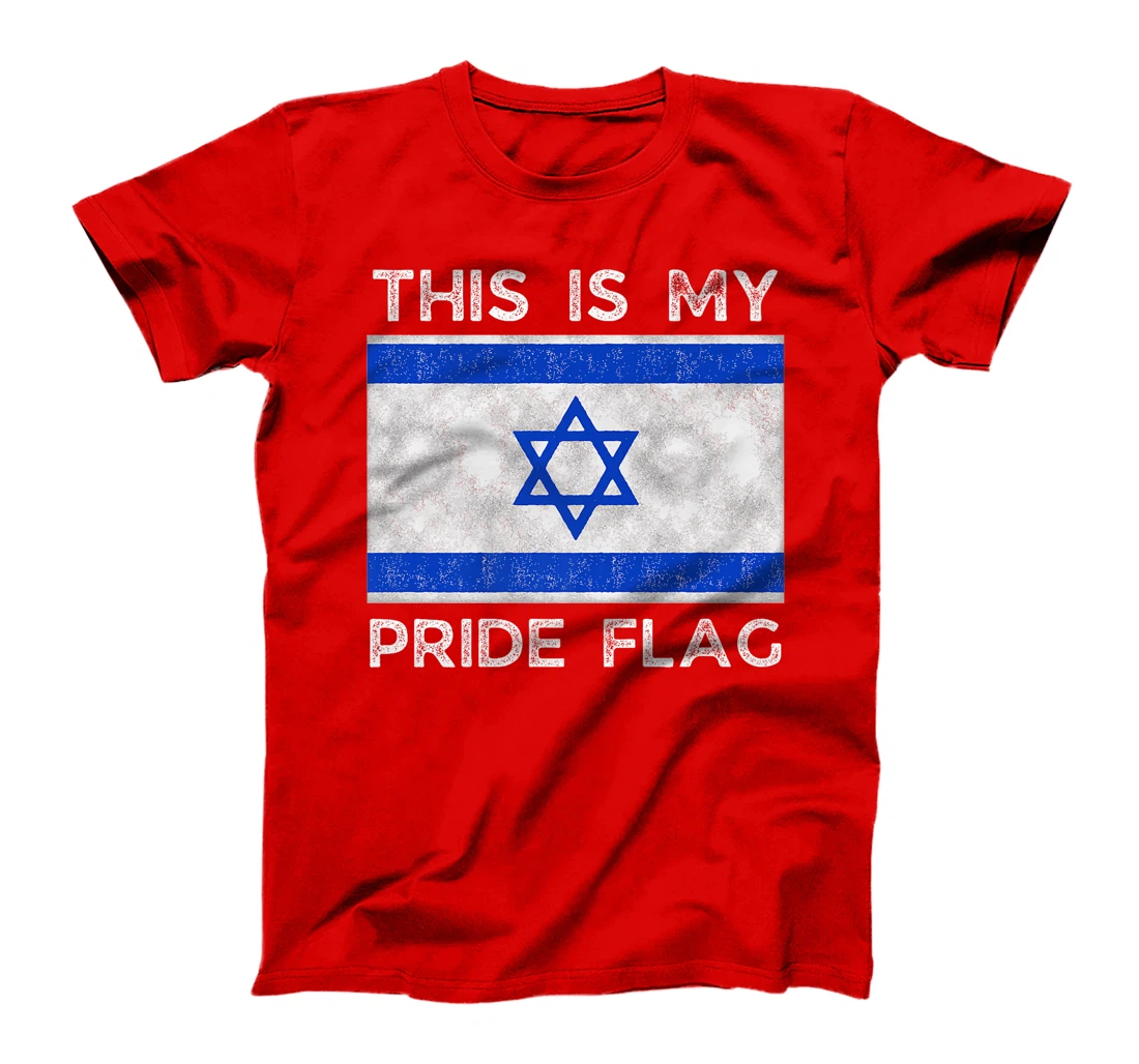 This is My Pride Flag Israeli Flag Premium T-Shirt