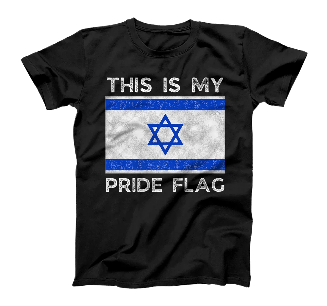 This is My Pride Flag Israeli Flag Premium T-Shirt