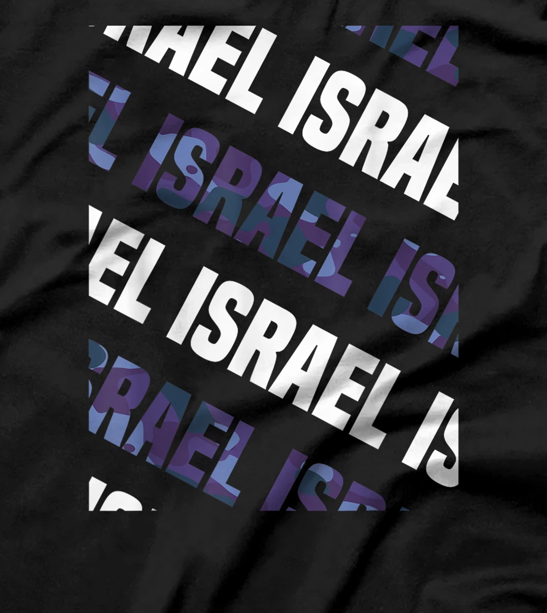 Israel Camo Pattern Purple Camouflage T-Shirt
