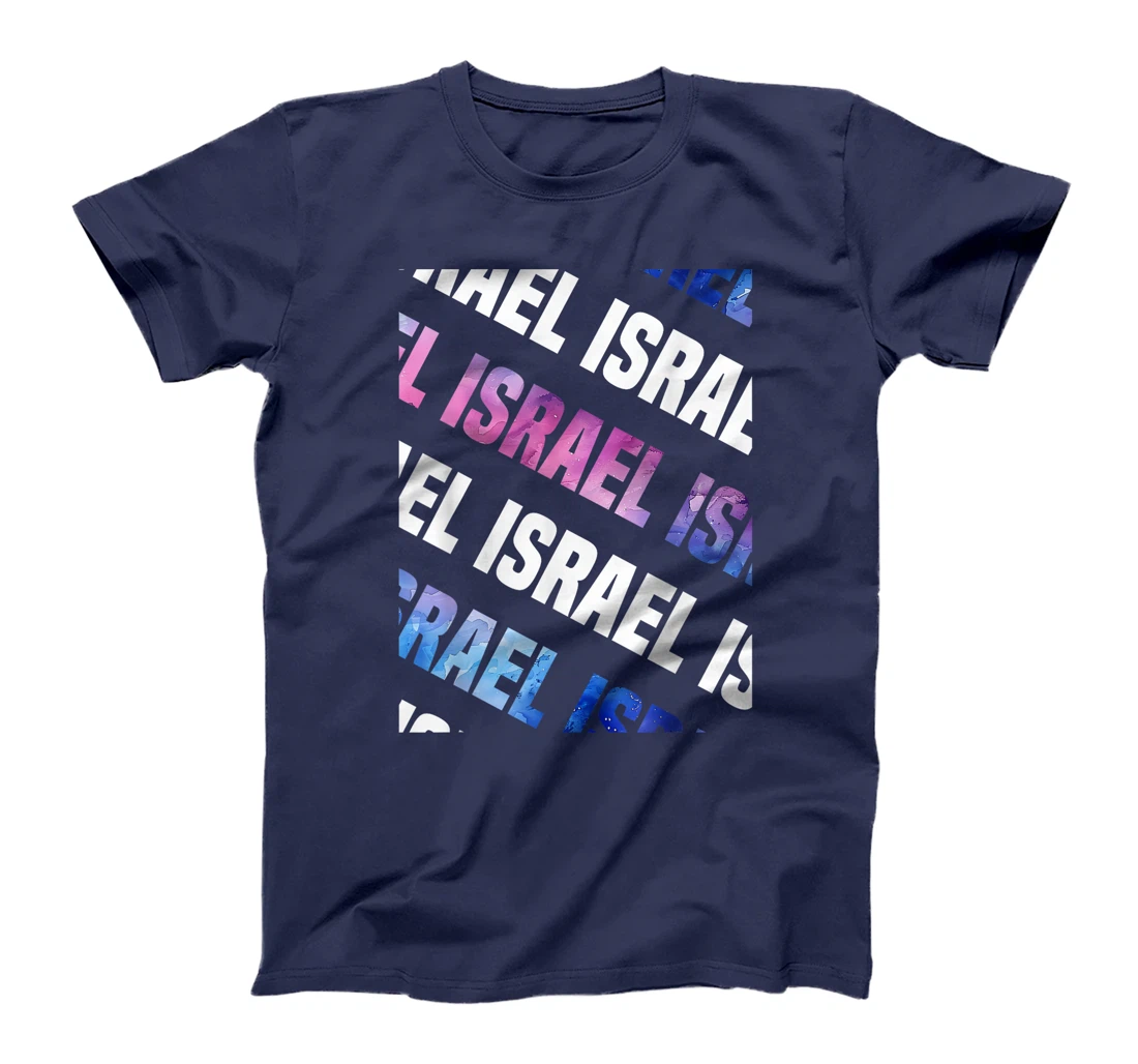 Israel Camo Pattern Watercolor Camouflage T-Shirt