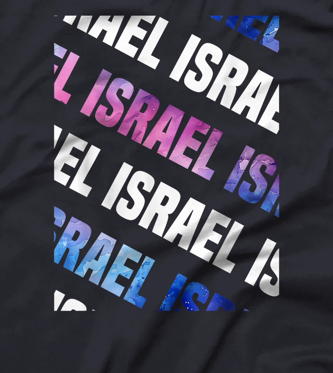 Israel Camo Pattern Watercolor Camouflage T-Shirt