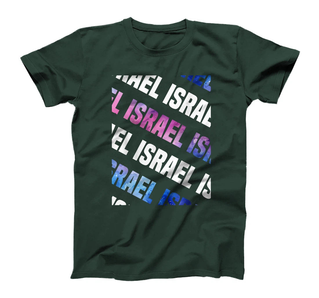 Israel Camo Pattern Watercolor Camouflage T-Shirt