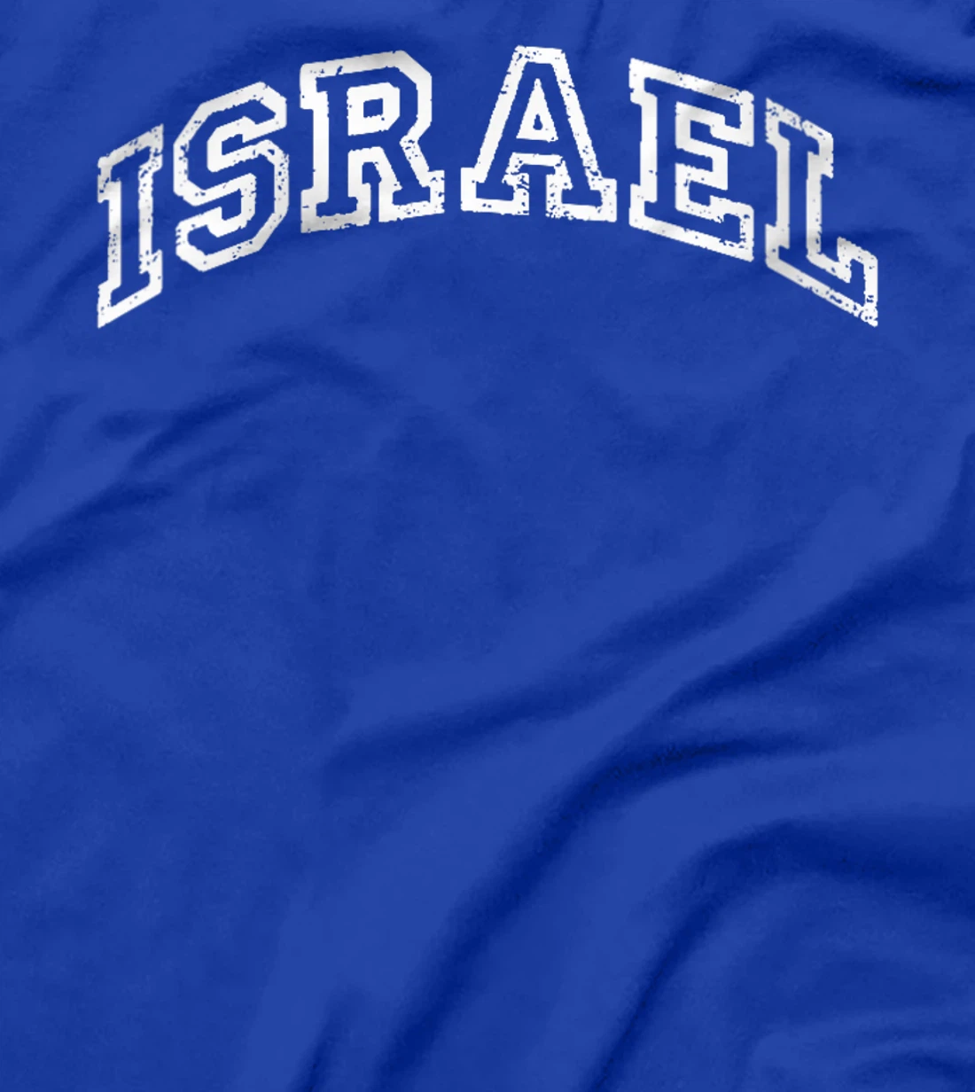 Womens Israel Minimalist Vintage Inspired Retro Varsity Style T-Shirt