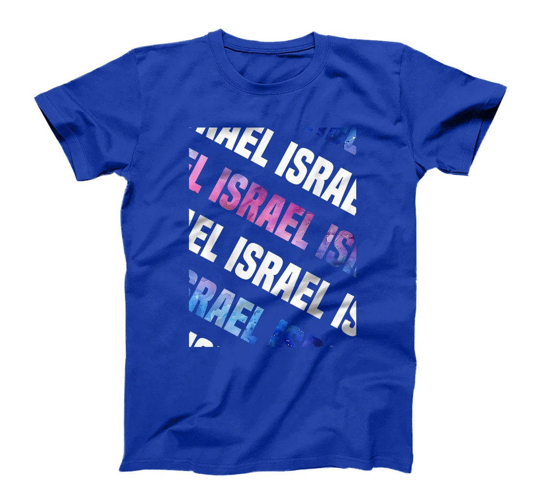 Israel Camo Pattern Watercolor Camouflage T-Shirt