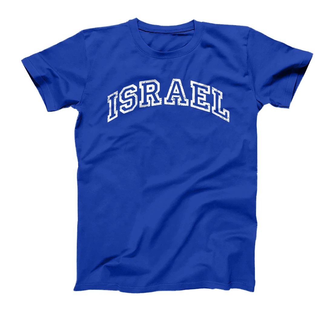 Israel Minimalist Vintage Inspired Retro Varsity Style Premium T-Shirt
