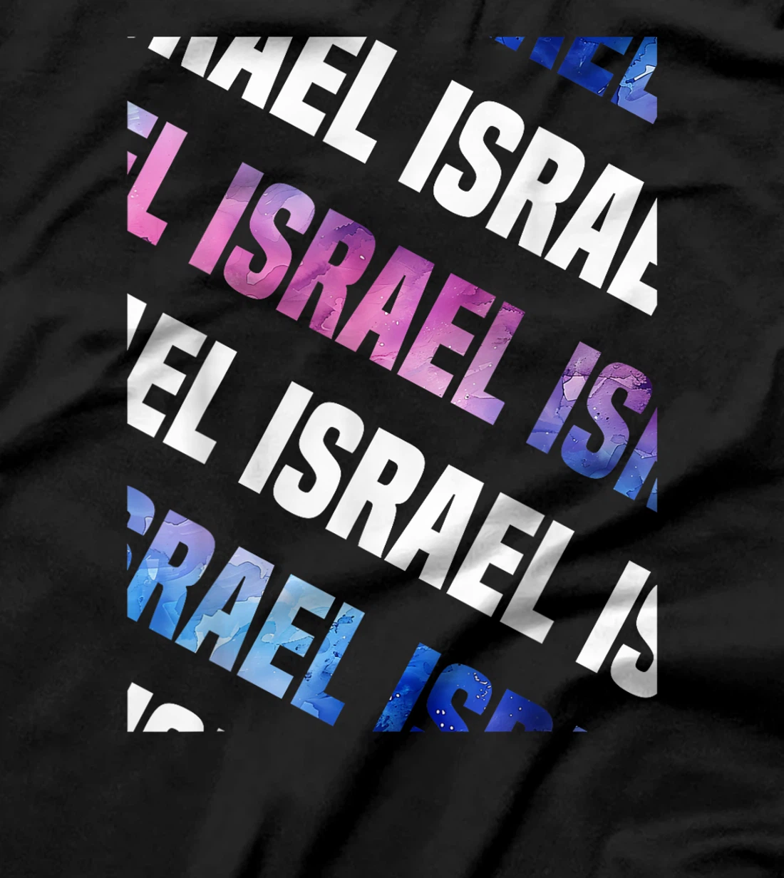 Israel Camo Pattern Watercolor Camouflage T-Shirt