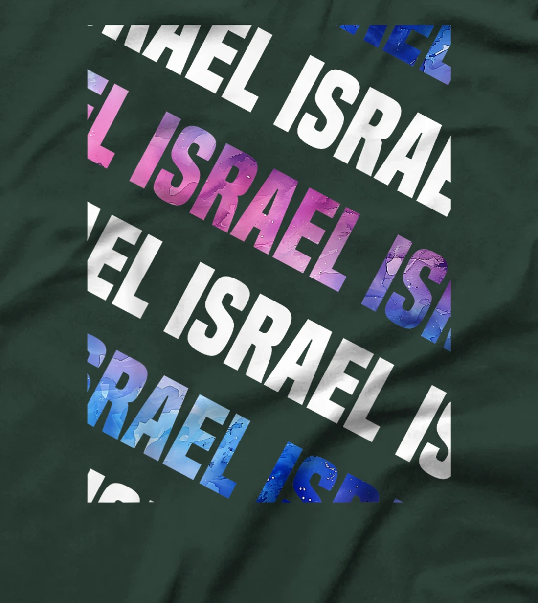 Israel Camo Pattern Watercolor Camouflage T-Shirt